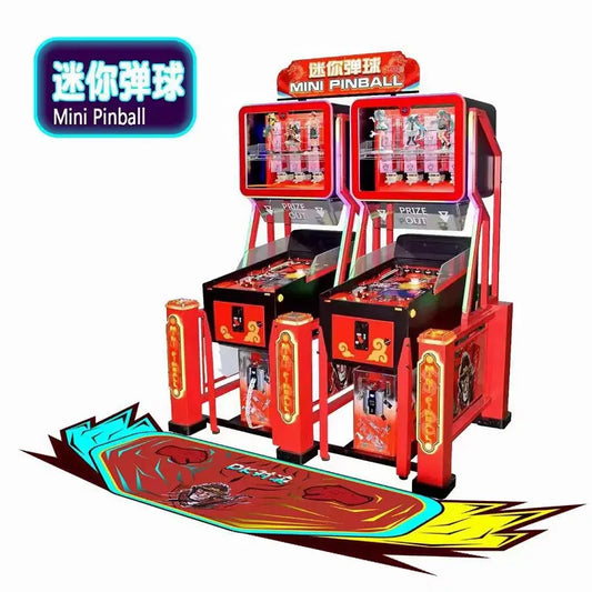 Mechanical-MINI-Pinball-Game-Machine-Real-Ball-True-ball-Pinball-For-Kids-Home-Family-Win-Ticket-Capsule-Toy-And-Cola-tomy-arcade