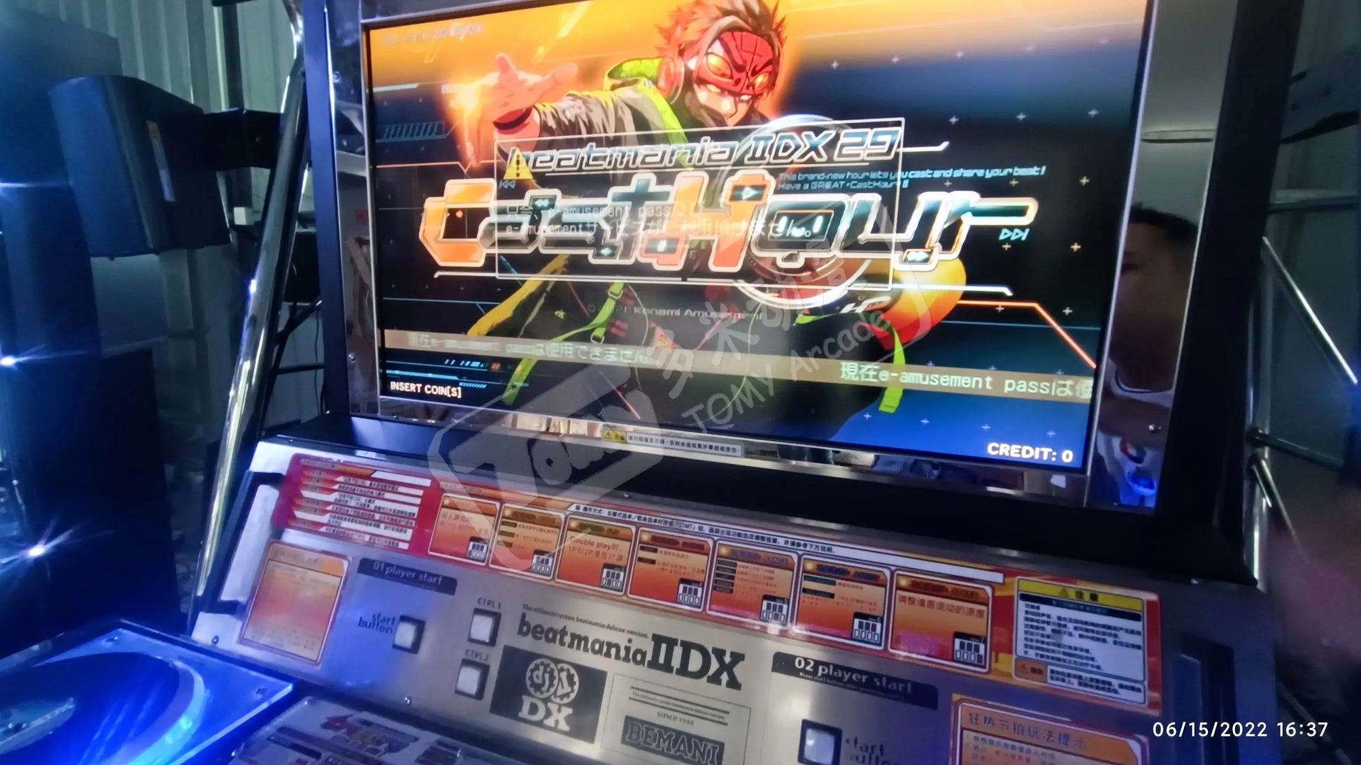 Beatmania-II-DX-29-Retro-Musical-Video-Game-Beatmania-II-DX-Cast-Hour-for-Sale-tomy-arcade