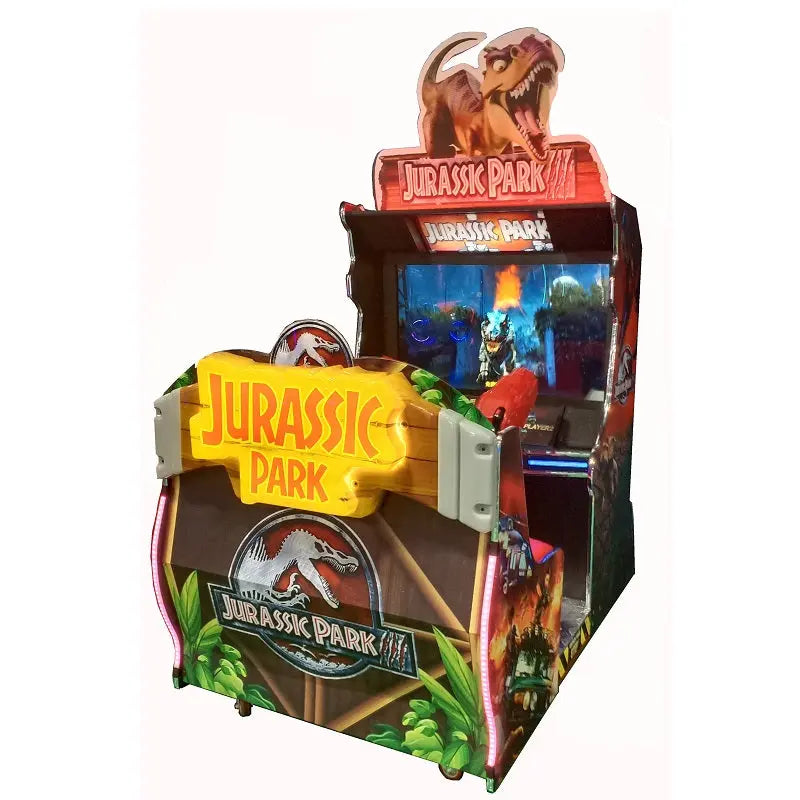 RAW-MINI-Jurassic-Park-game-machine-With-Dynamic-platform-Coin-Operated-video-shooting-Arcade-games-Tomy-Arcade