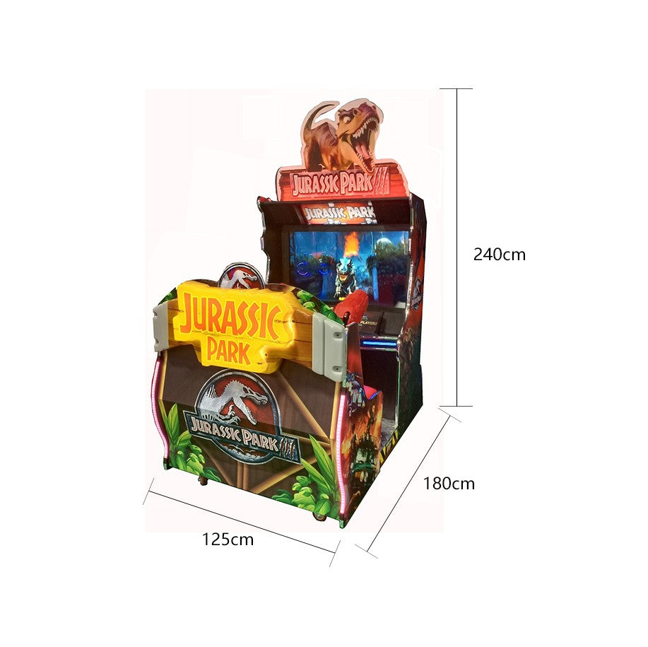 RAW-MINI-Jurassic-Park-game-machine-With-Dynamic-platform-Coin-Operated-video-shooting-Arcade-games-Tomy-Arcade