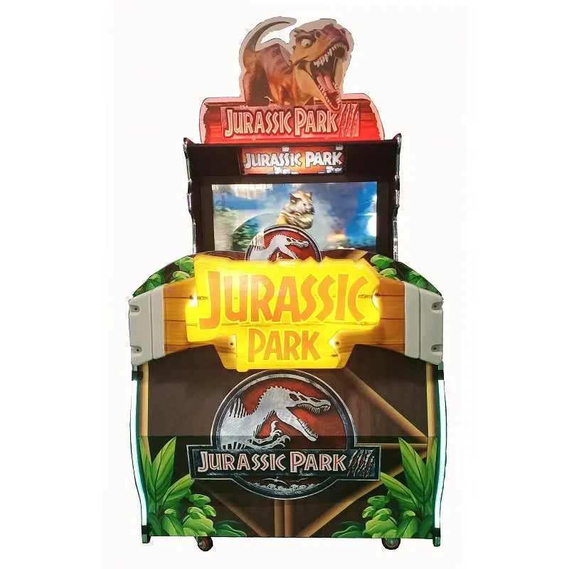RAW-MINI-Jurassic-Park-game-machine-With-Dynamic-platform-Coin-Operated-video-shooting-Arcade-games-Tomy-Arcade