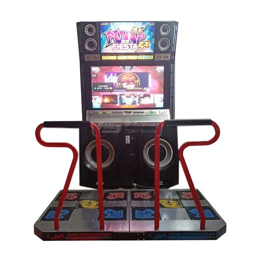 Pump-it-up-FIESTA-EX-piu-2011-Retro-Amusement-Rhythm-musice-video-Dancing-arcade-Game-machine-Tomy-arcade