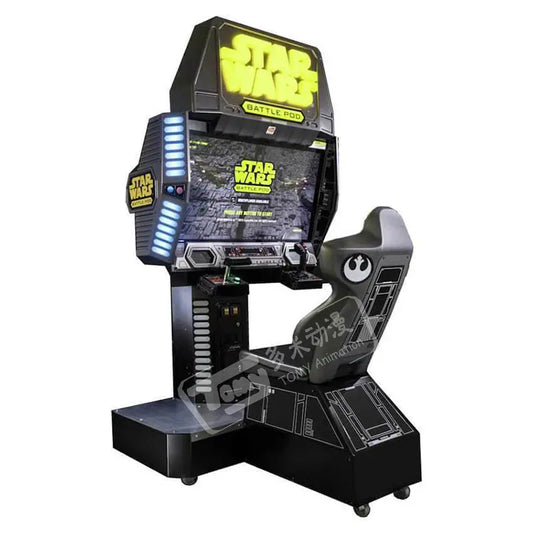 STAR-WARS-BATTLE-POD-Shooting-Racing-car-Retro-Bandai-Namco-Amusement-game-machine-Tomy-Arcade