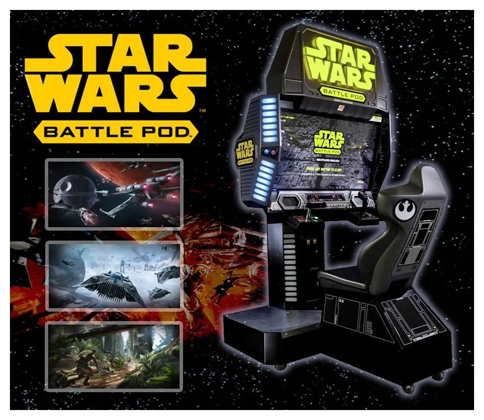 Star Wars Battle Pod Shooting Racing car Retro Bandai Namco machine ...