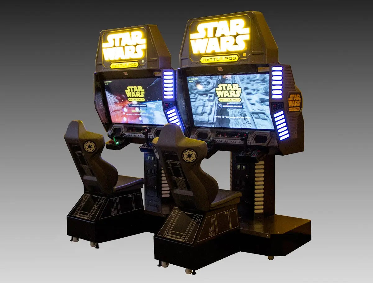 Star Wars Battle Pod Shooting Racing car Retro Bandai Namco machine
