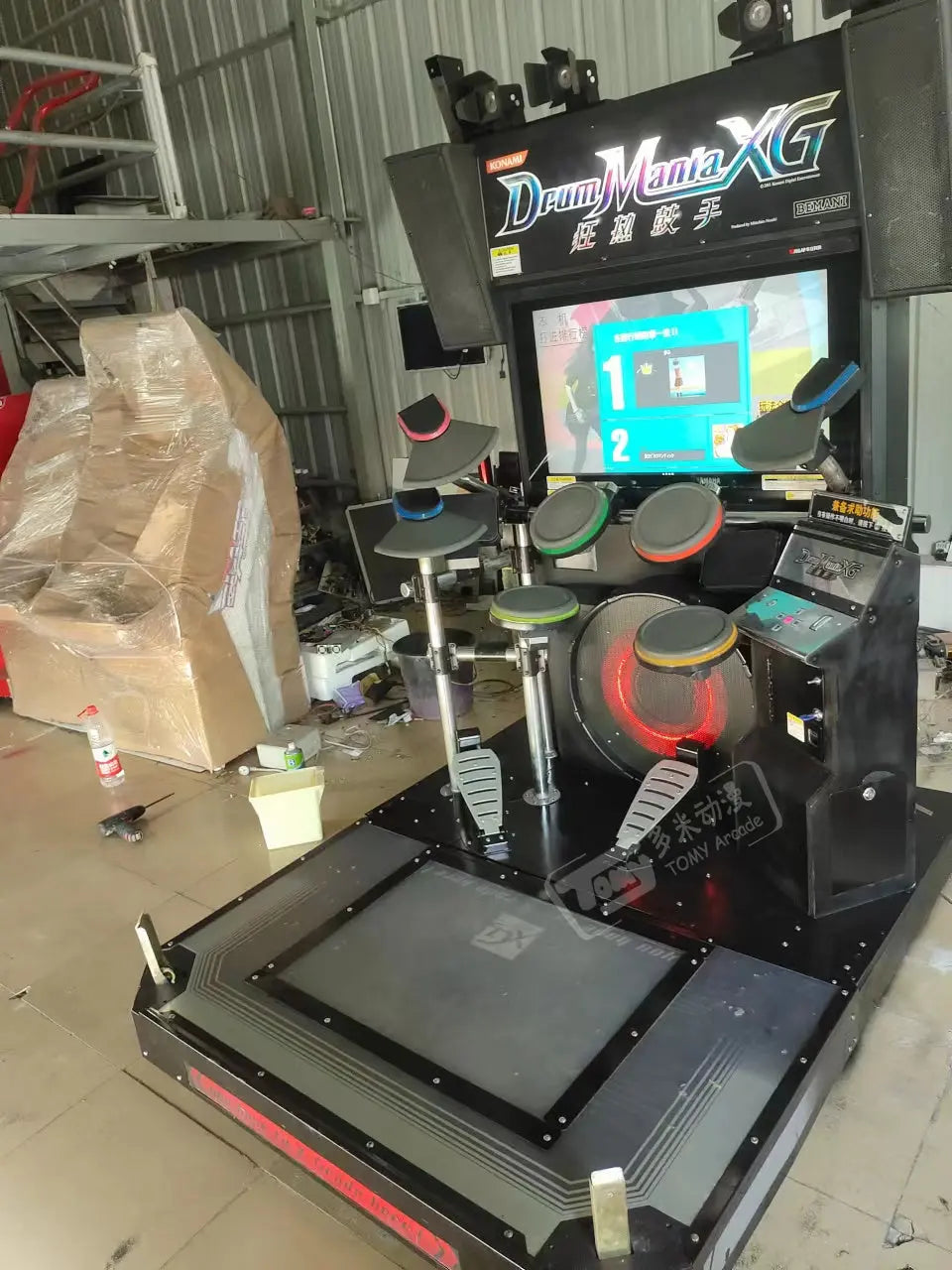 Arcade Mania Machine Konami Drum Mania XG Retro Music game machine for Sale - Tomy Arcade ...
