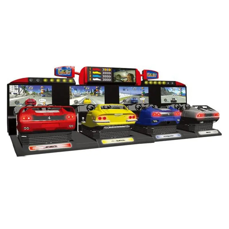 Dynamic Outrun racing car video arcade game machine Retro SEGA games ...