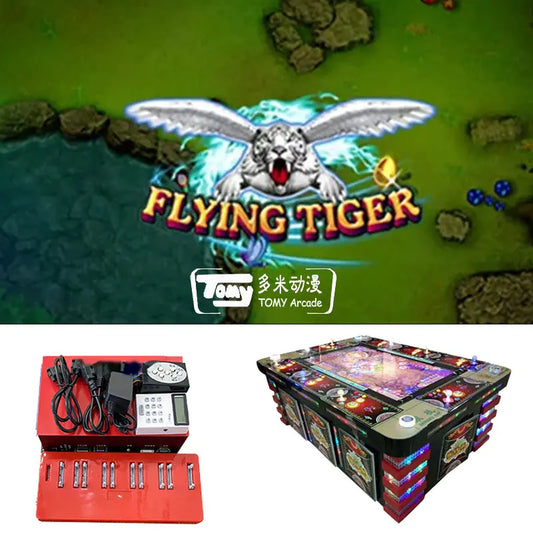 Flying-tiger-Kit-Vgame-original-8-player-game-board-fishing-shooting-game-software-Tomy-Arcade