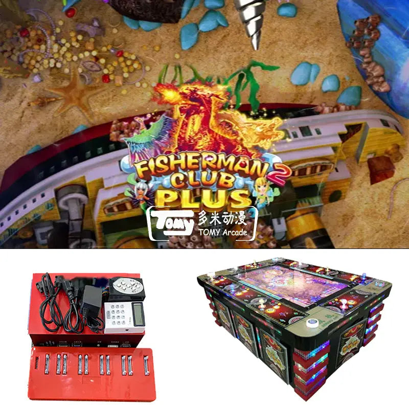 Fisherman Club 2 Plus Kit Vgame Best Fish Game Software Arcade Games Machines Video Game Board