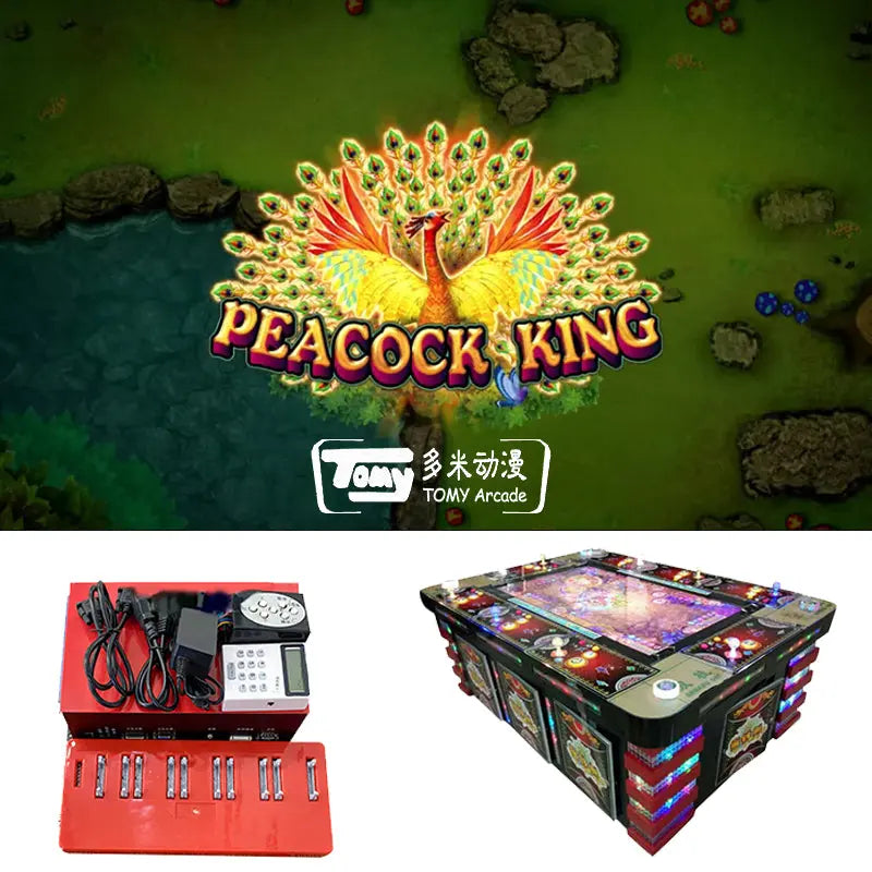 Peacock-King-Kit-Vgame-Arcade-Skilled-Fish-Catching-Game-Machine-Gambling-Fishing-Hunter-Shooting-Fish-Games-Software-For-Sale-Tomy-Arcade