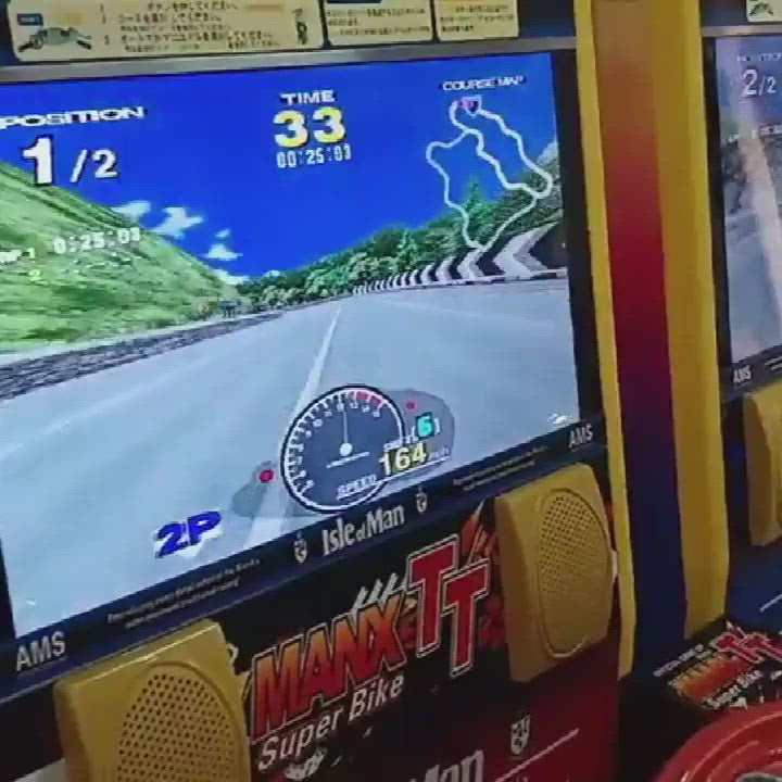 MANX TT Moto Racing Game Machine Amusement Entertainment games